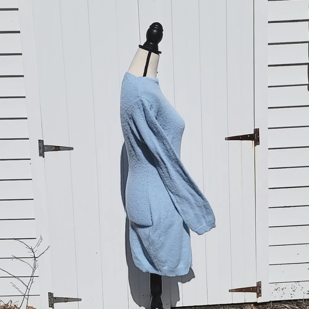 Shein blue sweater dress size medium - Picture 2 of 10